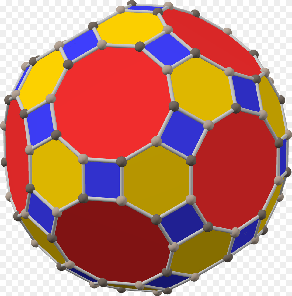 Polyhedron Great Rhombi 12 20 Archimedean Solid, Ball, Football, Soccer, Soccer Ball Free Transparent Png