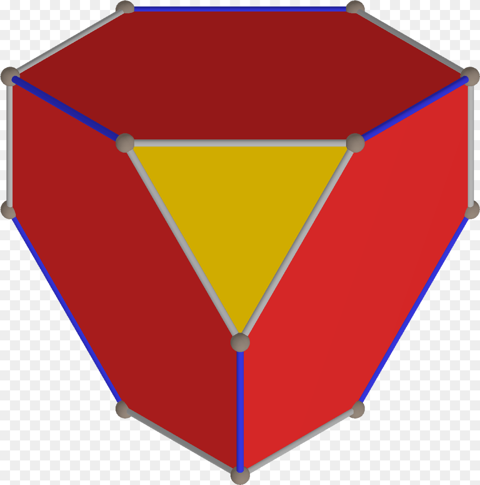 Polyhedron Truncated 4a From Yellow Max Umbrella Free Png Download