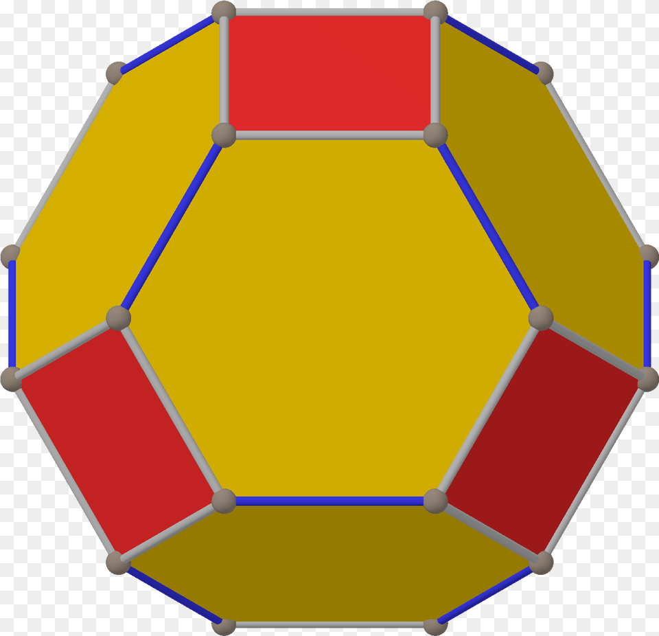 Polyhedron Truncated 8 From Yellow Max, Sphere, Ball, Football, Soccer Png Image