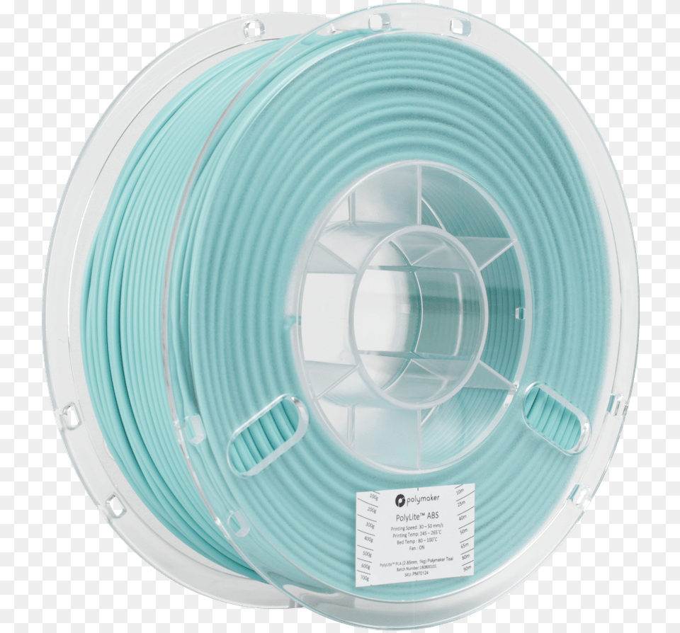 Polylite Abs Teal Circle, Plate Png Image