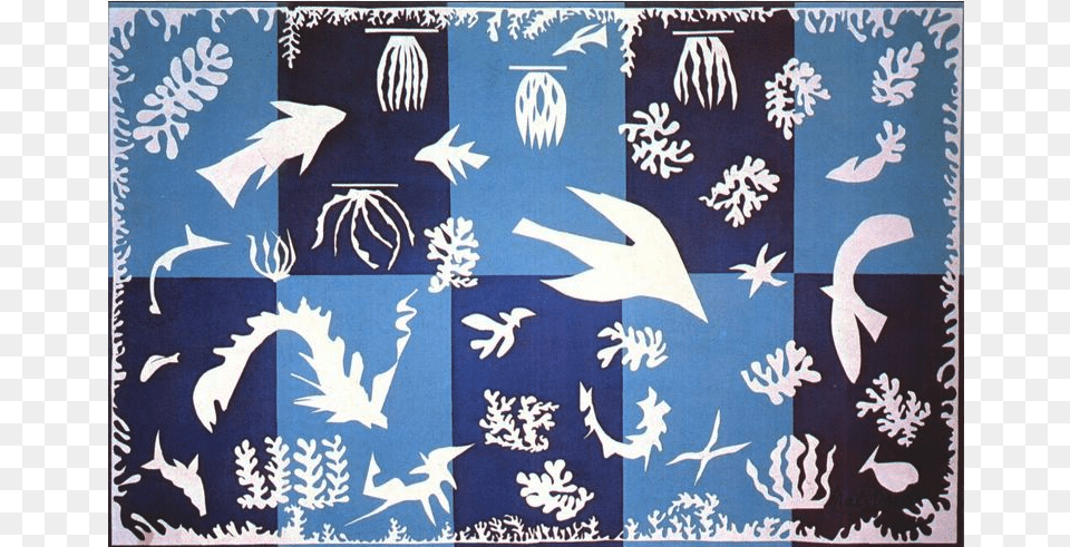 Polynesia The Sea By Henri Matisse Matisse Cut Outs, Home Decor, Rug, Accessories, Qr Code Free Png Download