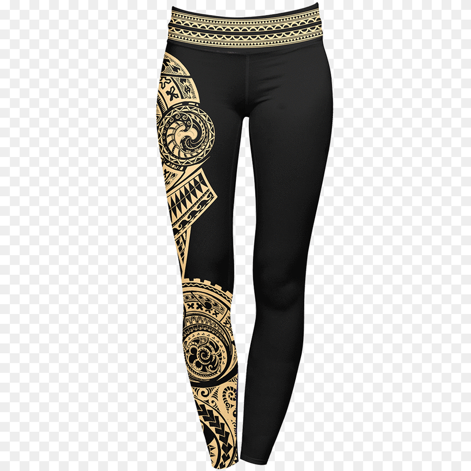 Polynesian Leggings, Clothing, Hosiery, Pants, Tights Free Png Download