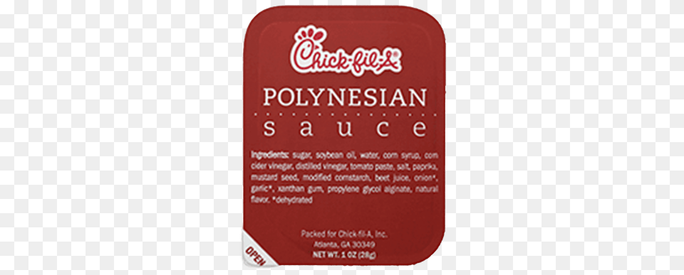 Polynesian Sauce Chick Fil A Polynesian Sauce, Text, First Aid Png