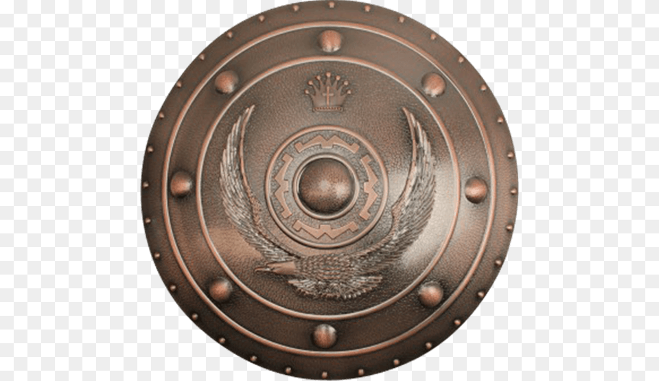 Polypropylene Copper Eagle Round Shield Round Shield, Armor, Electronics, Speaker Png