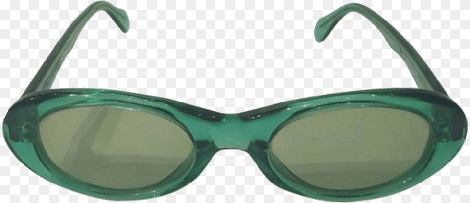 Polyvore Glasses Green Vintage Green Aesthetic, Accessories, Goggles, Sunglasses Free Png Download