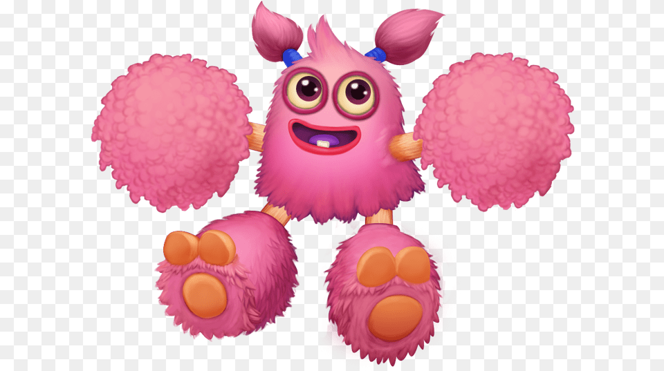 Pom Baby Transparent Stickpng My Singing Monsters Dawn Of Fire Pom Pom, Toy Png Image