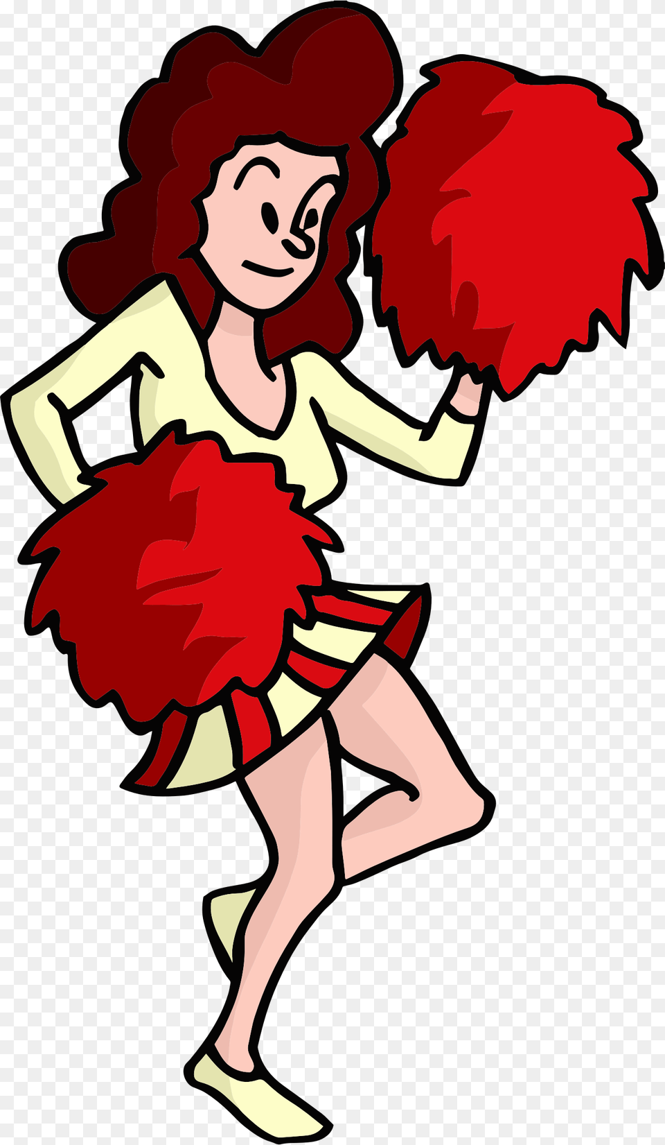 Pom Pom Clipart Drawn, Dancing, Leisure Activities, Person, Dance Pose Png