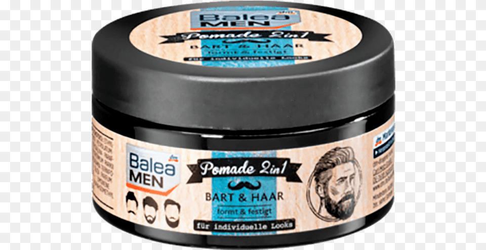 Pomade 2in1 For Beard Amp Hair Balea Pomade, Bottle, Face, Head, Person Free Png Download