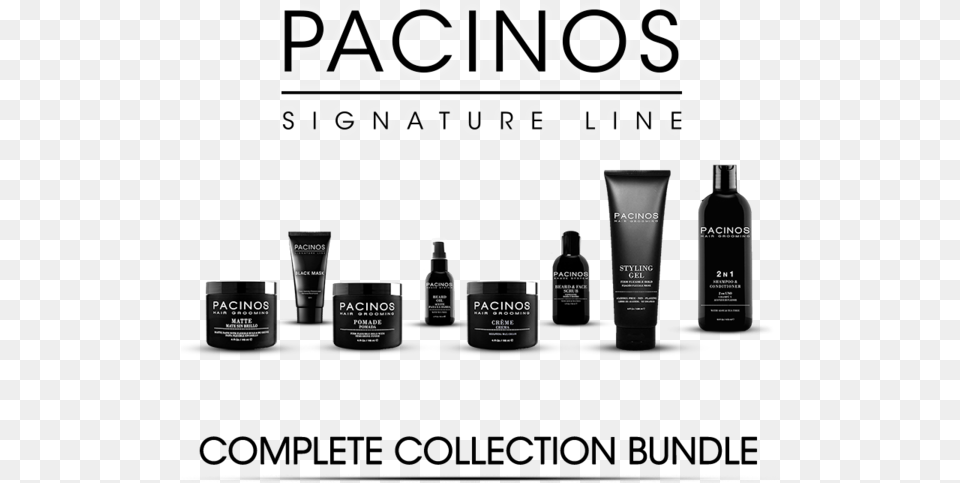 Pomade Creme Matte Face Mask Beard Oil Beard Amp Pacinos Signature Line, Bottle, Cosmetics, Perfume, Aftershave Free Png Download