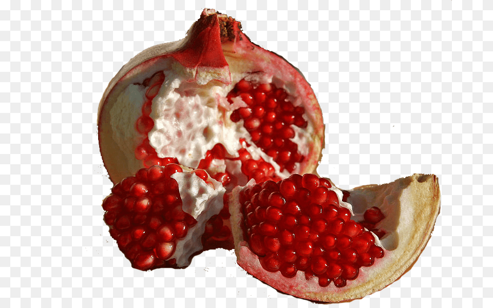 Pomegranate, Food, Fruit, Plant, Produce Free Png Download