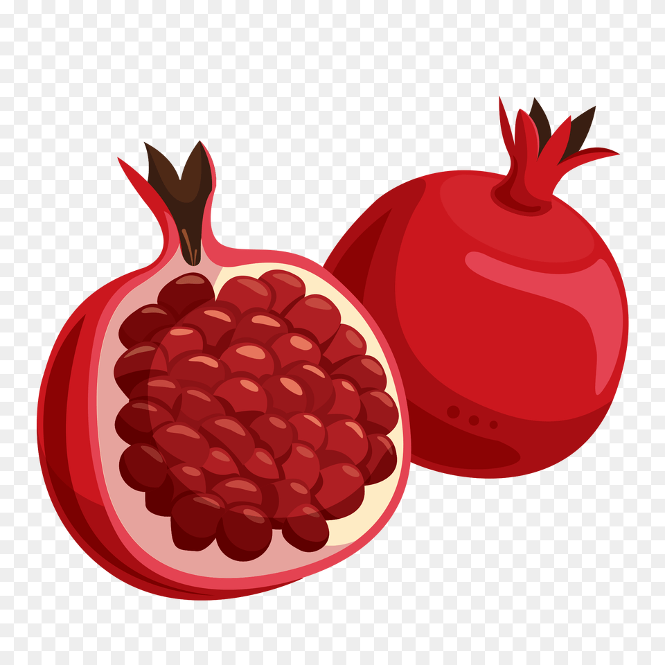 Pomegranate, Food, Fruit, Plant, Produce Free Png Download