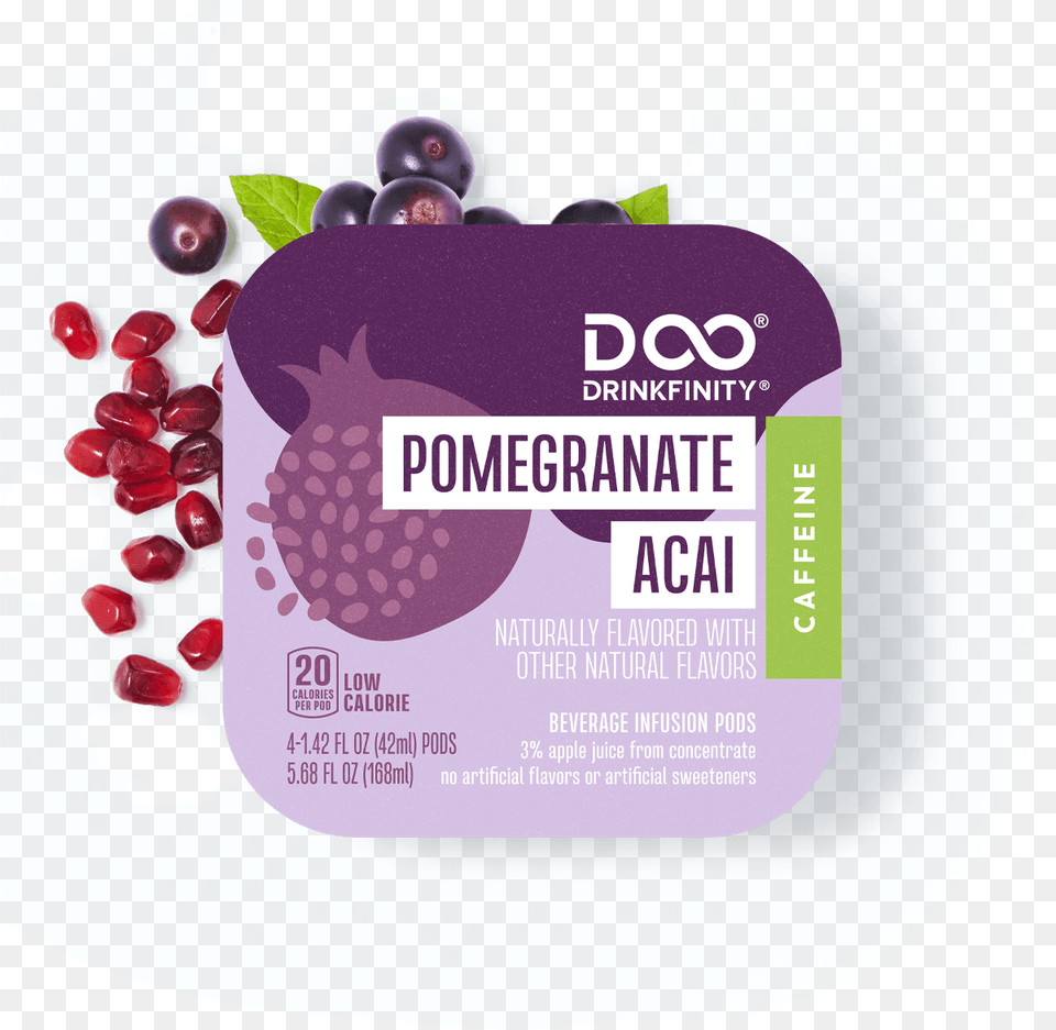 Pomegranate Acai Seedless Fruit, Advertisement, Poster, Food, Plant Free Png Download