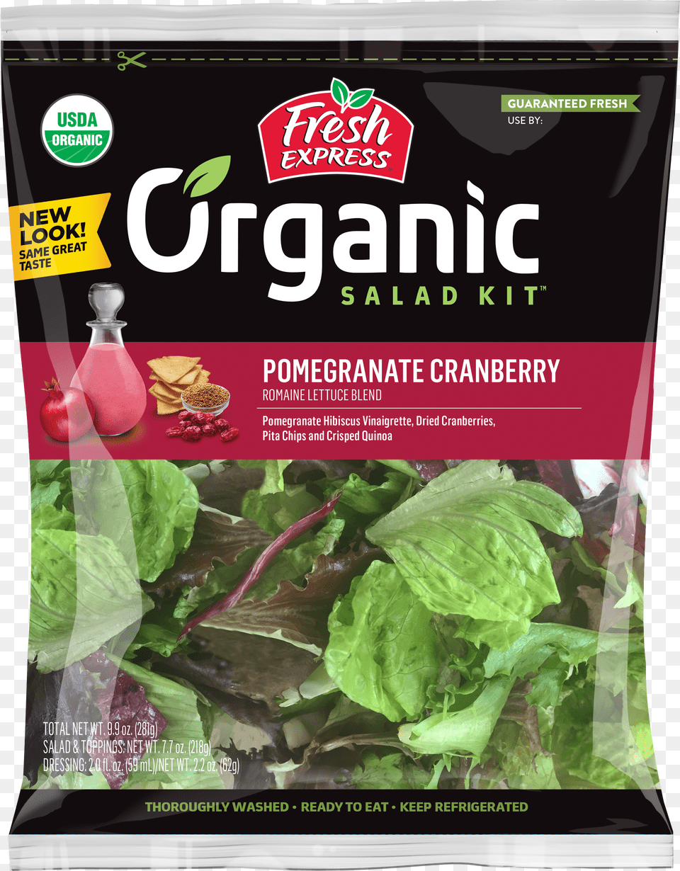 Pomegranate Cranberry Organic Salad Kit Fresh Express Salad Free Png
