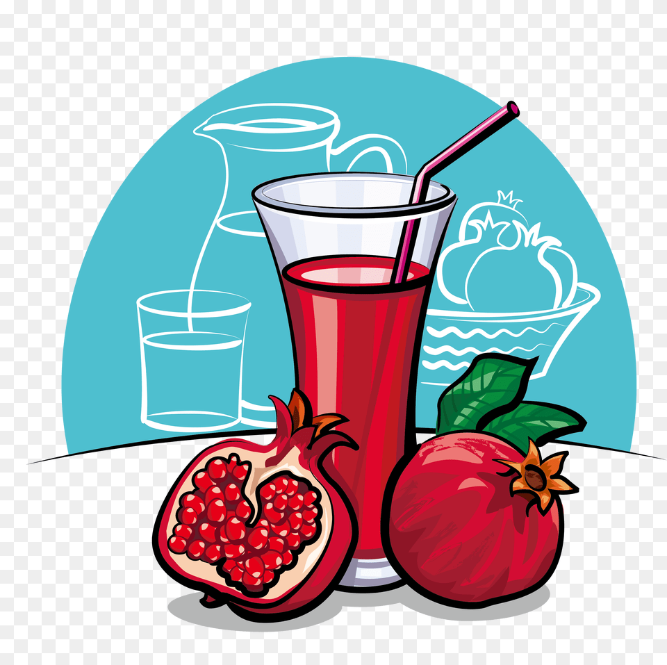 Pomegranate Juice Clip Art, Produce, Plant, Food, Fruit Png Image