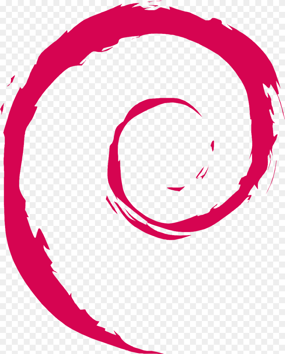 Pomf Debian Logo Black, Spiral, Person, Coil, Face Png Image