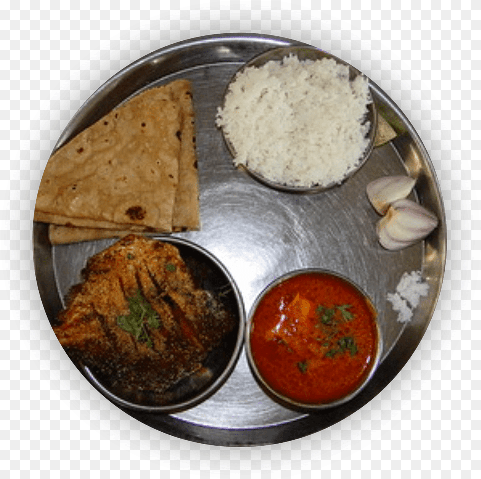 Pomfret Thali, Food, Food Presentation, Lunch, Meal Png Image