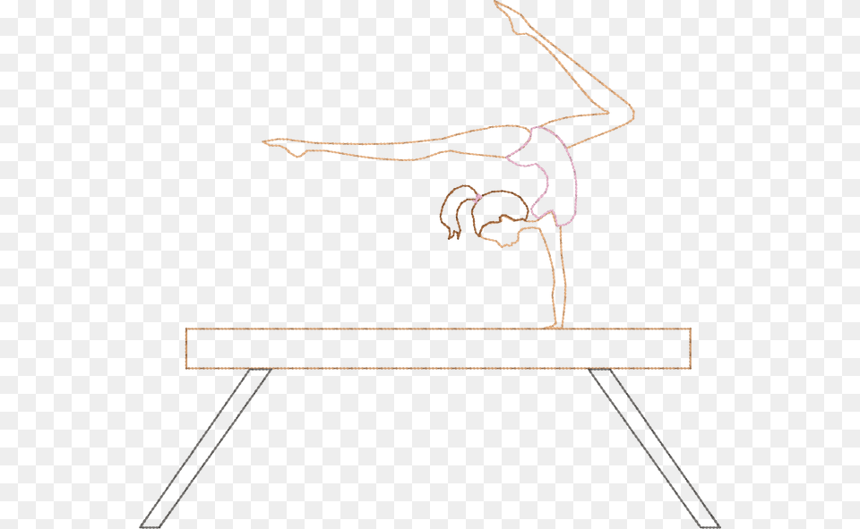 Pommel Horse, Acrobatic, Balance Beam, Gymnastics, Sport Png Image
