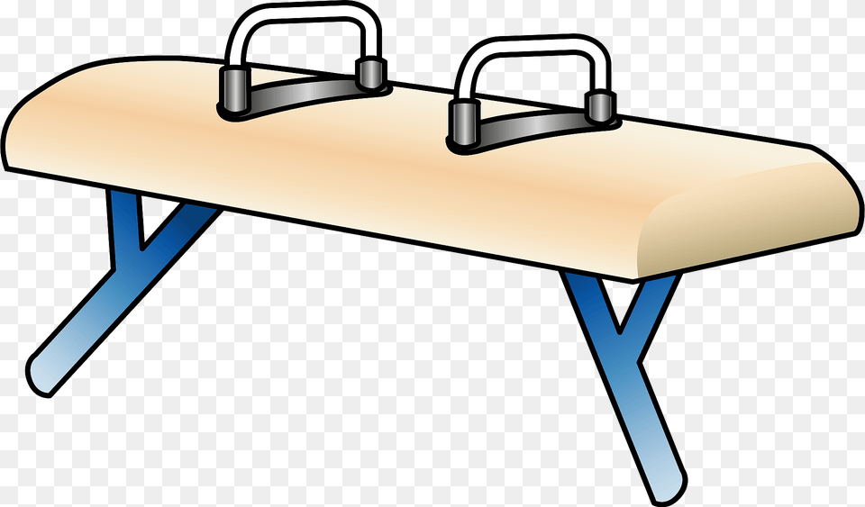 Pommel Horse Gymnastics Clipart, Acrobatic, Sport, Balance Beam Free Png