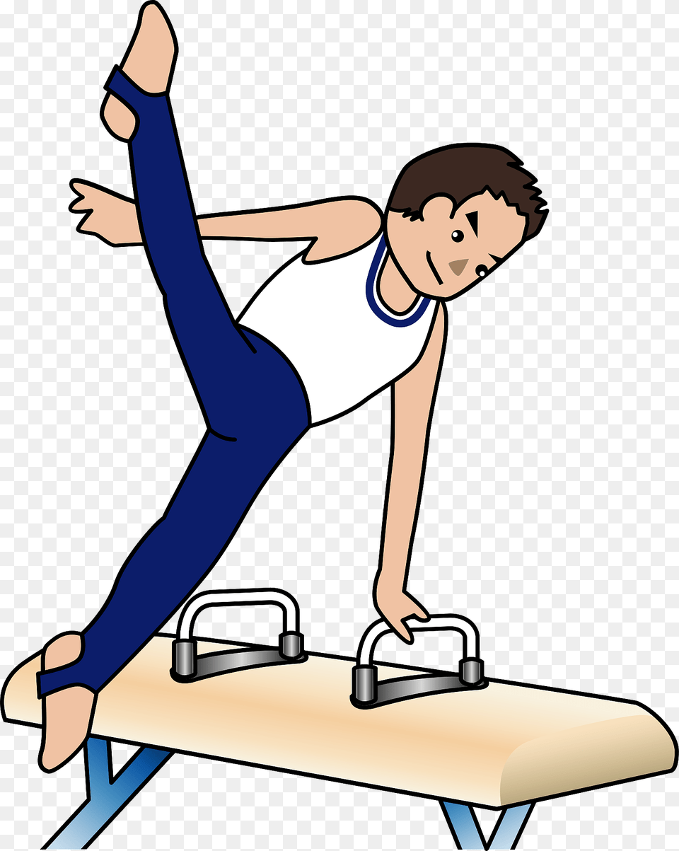 Pommel Horse Gymnastics Clipart, Acrobatic, Sport, Face, Head Free Png