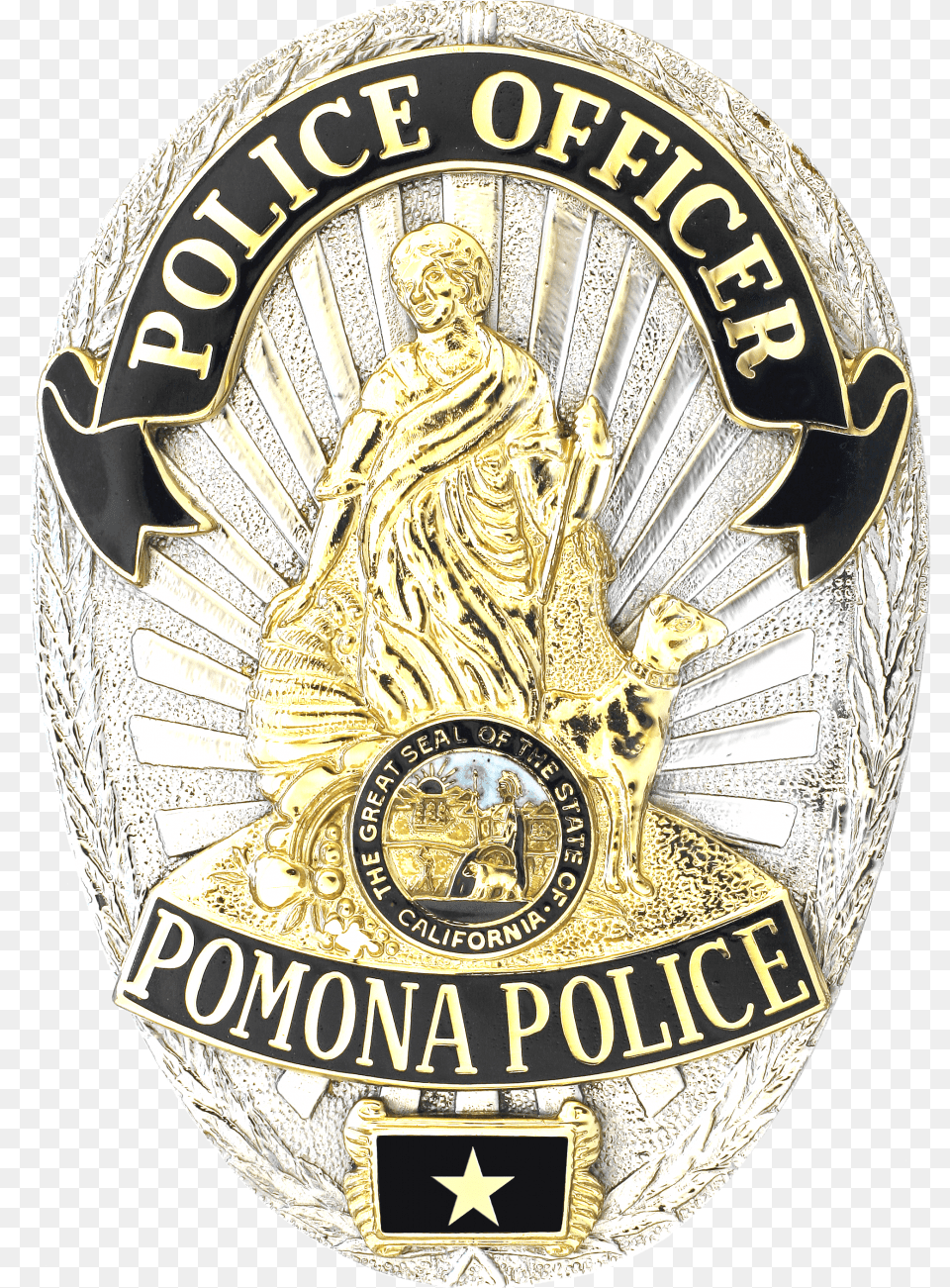 Pomona Police, Badge, Symbol, Logo, Adult Free Png