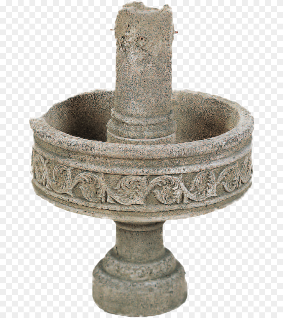 Pompeii Column Cast Stone Outdoor Garden Fountains Fountain, Architecture, Water, Cross, Symbol Png Image