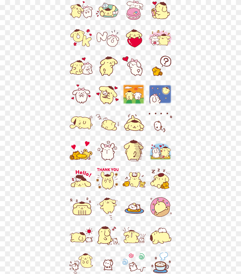 Pompompurin Stickers, Book, Comics, Publication, Person Free Png