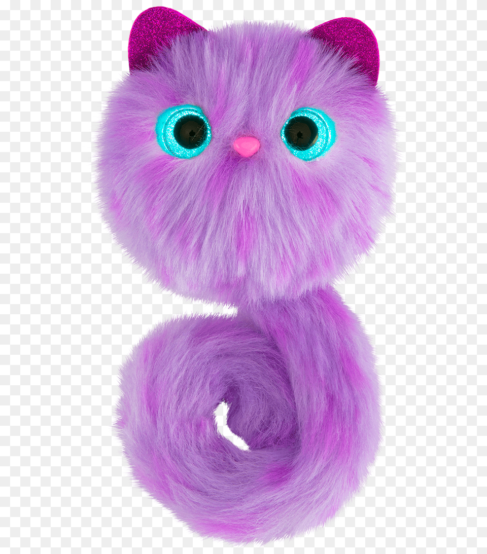 Pomsies Speckles Image With No Pink Cat Toys For Kids, Plush, Purple, Toy, Baby Free Png
