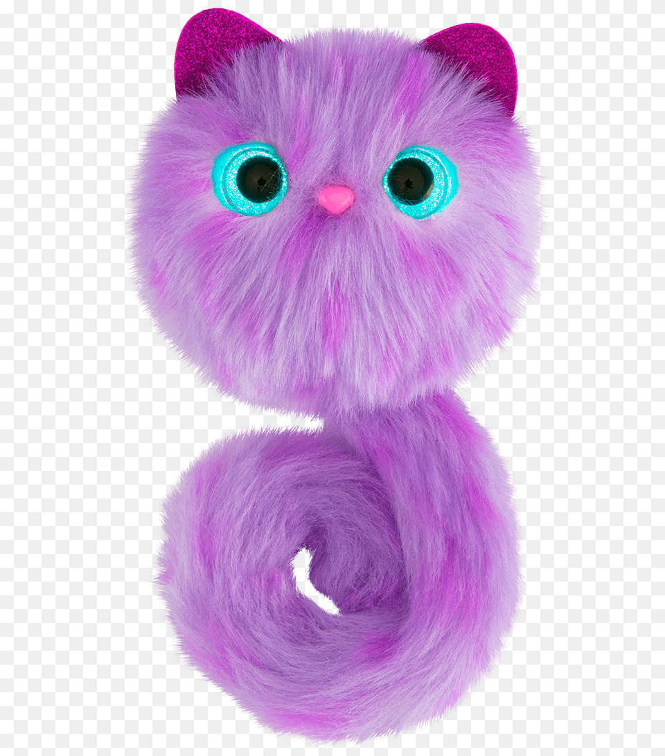 Pomsies Toys, Plush, Toy, Purple Png Image