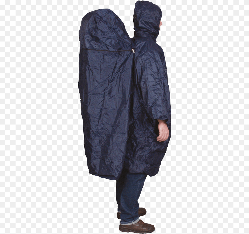 Poncho Para Lluvia Con Extensin Mochila Regnslag Stort, Clothing, Coat, Fashion, Adult Free Png Download