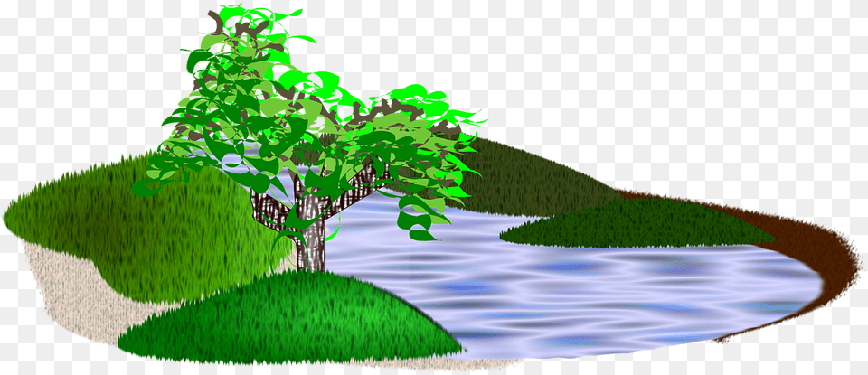 Pond Lake Nature Grass Natural Tree Scenery Small Images Nature, Plant, Green, Vegetation, Land Png