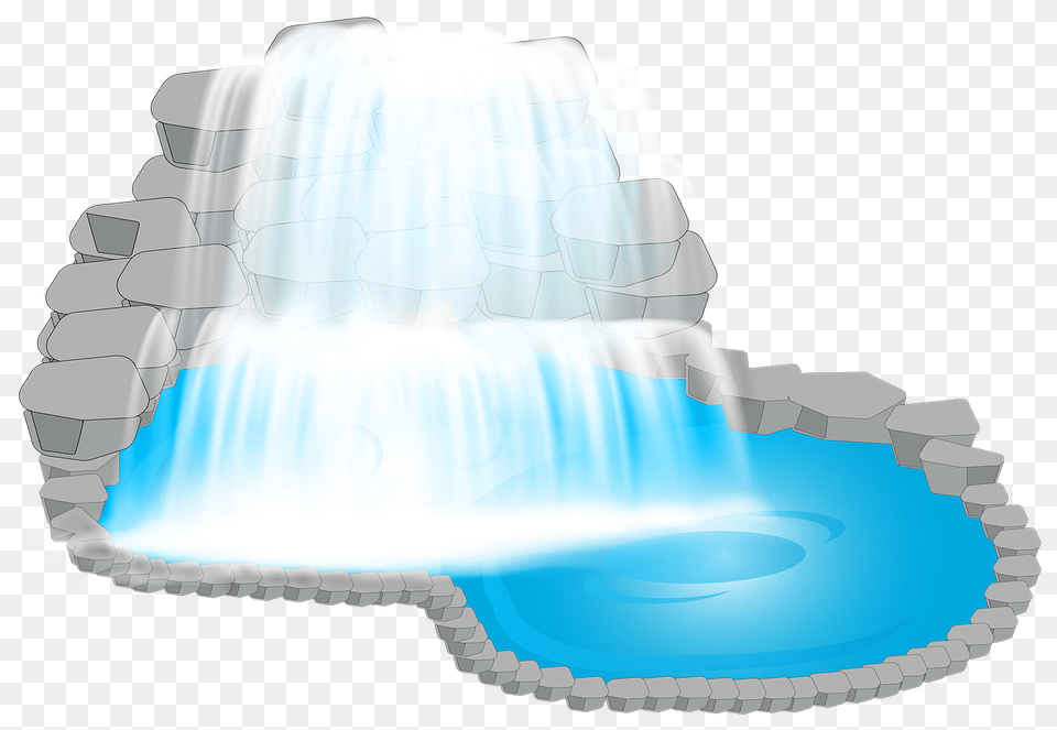 Pond Waterfall Lake Image On Pixabay Fountain, Architecture, Nature, Outdoors, Water Free Transparent Png