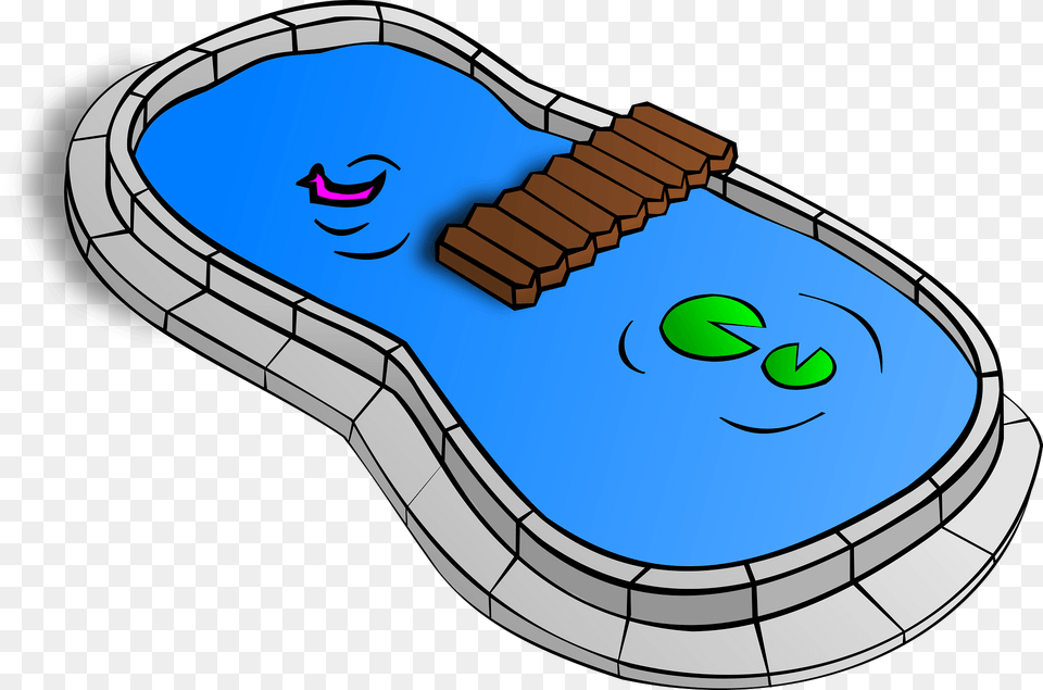 Pond With A Dock Clipart, Pool, Water, Leisure Activities, Person Free Png