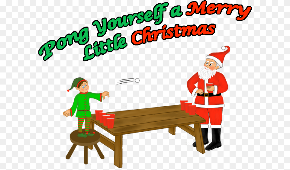 Pong Yourself A Merry Little Christmas Merry Christmas Ping Pong, Baby, Person, Face, Head Free Png