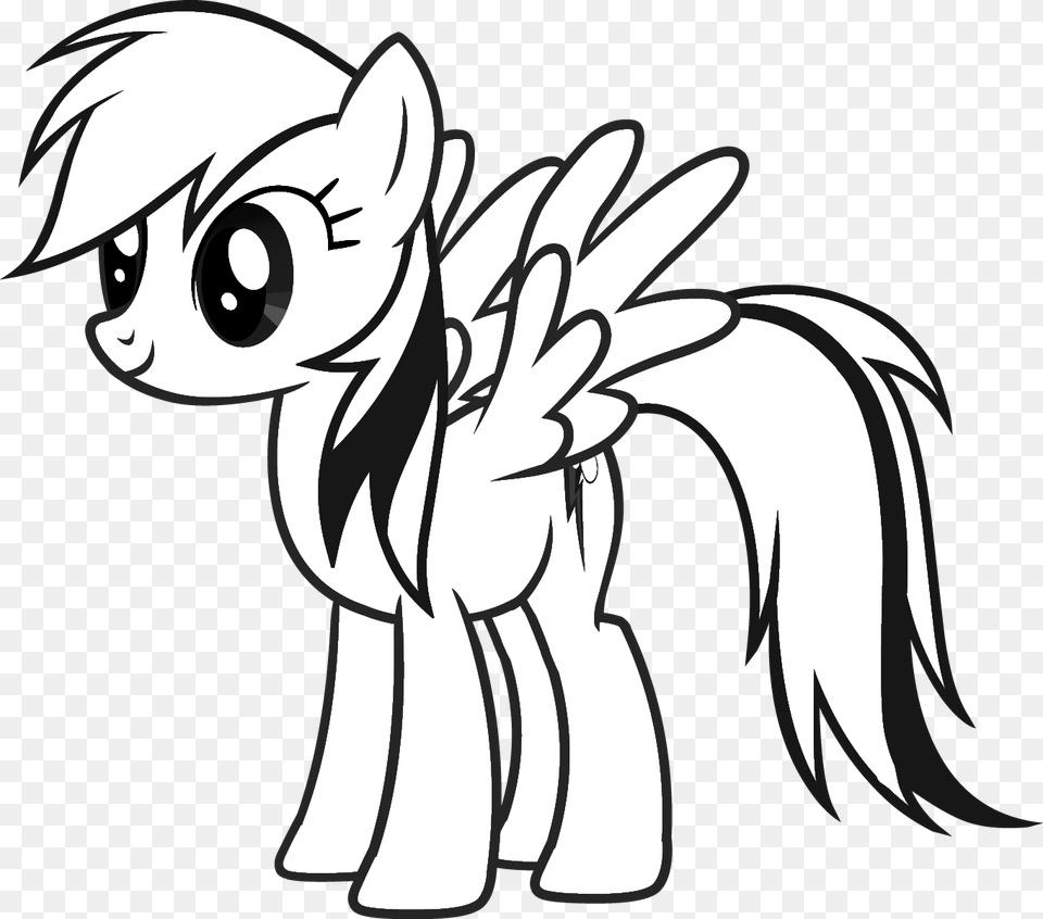 Pony Clipart Black And White, Book, Comics, Publication, Person Png