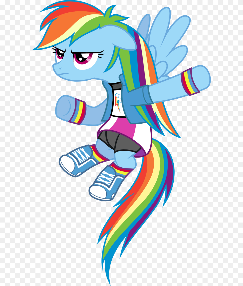 Pony Clipart Rainbow Dash, Book, Comics, Publication, Art Free Png Download