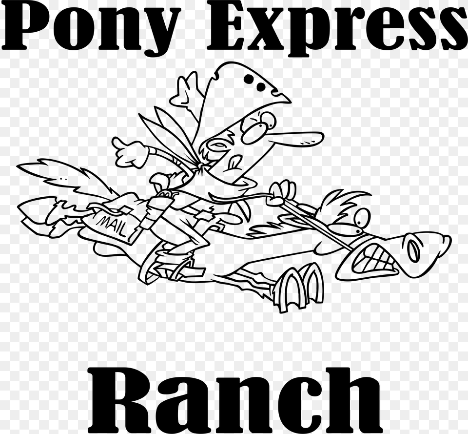 Pony Express Ranch Pony Express Clip Art, People, Person, Baby, Text Free Png Download