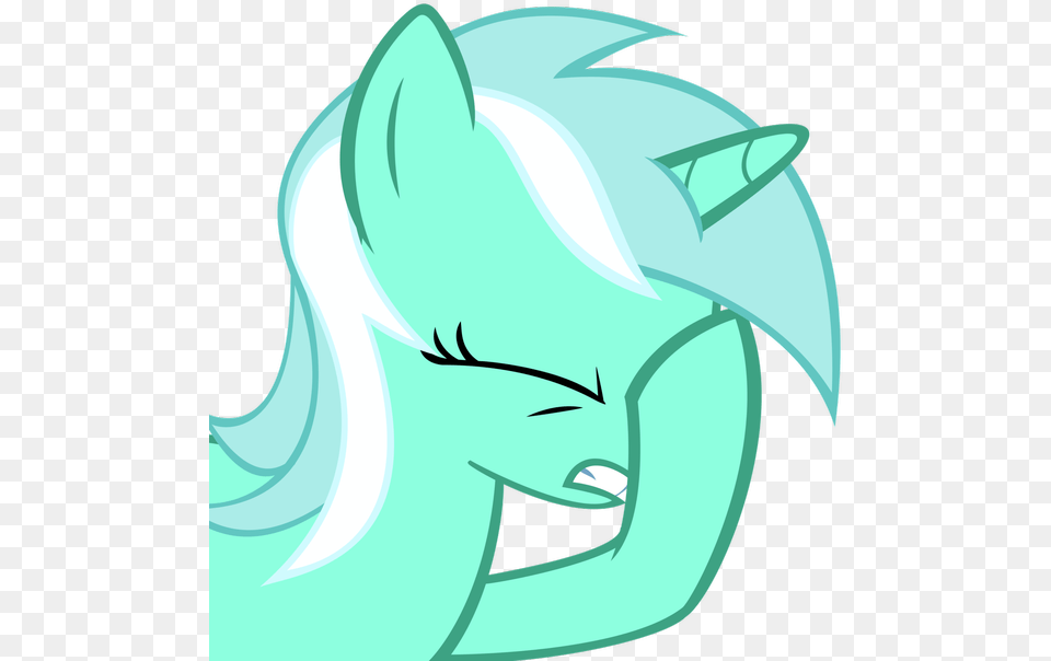 Pony Facepalm Lyra Mlp Face, Art Png