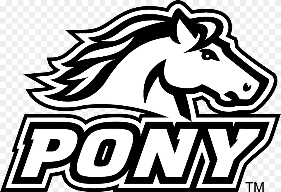 Pony Logo Transparent Svg Vector Pinto Logo, Stencil, Animal, Face, Head Png Image