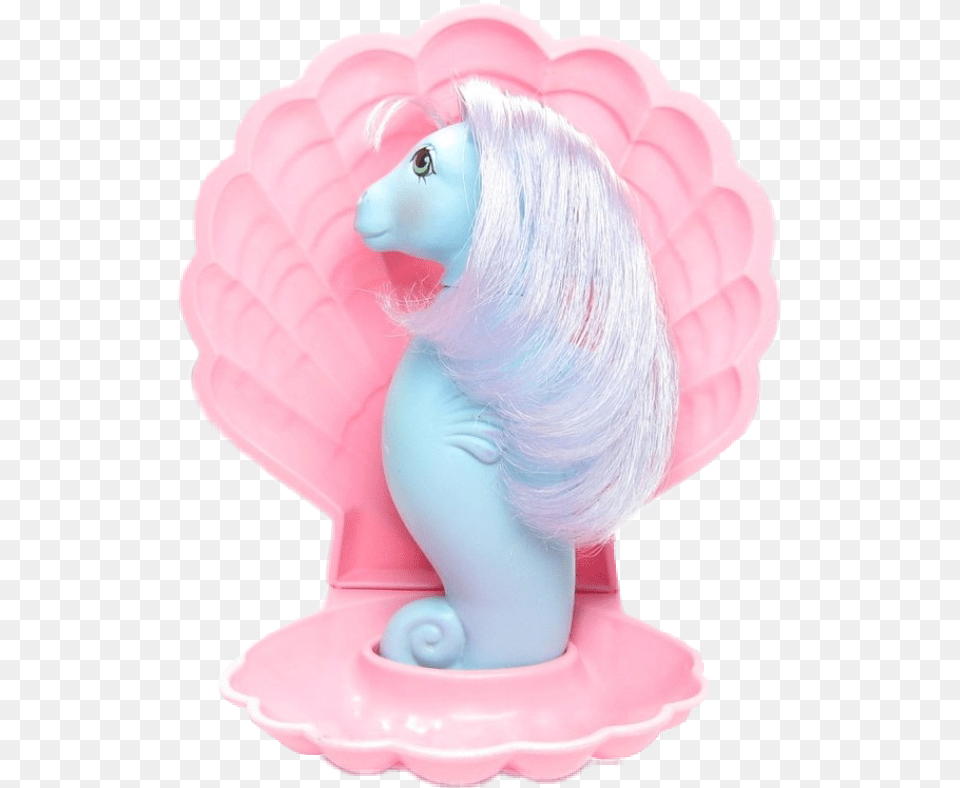 Pony Seapony Mlp Mylittlepony Toy Vintagetoy Figurine, Face, Head, Person, Doll Png Image