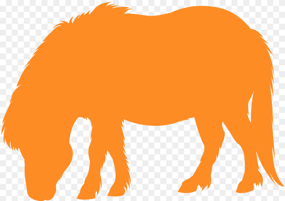 Pony Silhouette, Animal, Bear, Mammal, Wildlife Png Image