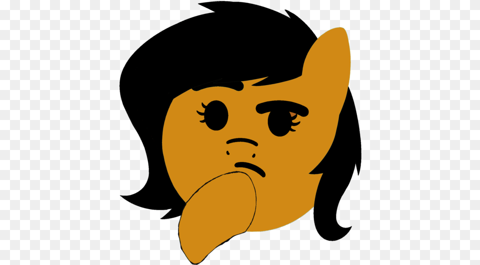 Pony Thinking Emoji, Baby, Person, Food, Fruit Free Png