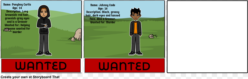 Ponyboy And Johnny Wanted Poster Wanted Poster Of Ponyboy Curtis And Johnny Cade, Book, Comics, Publication, Person Free Transparent Png