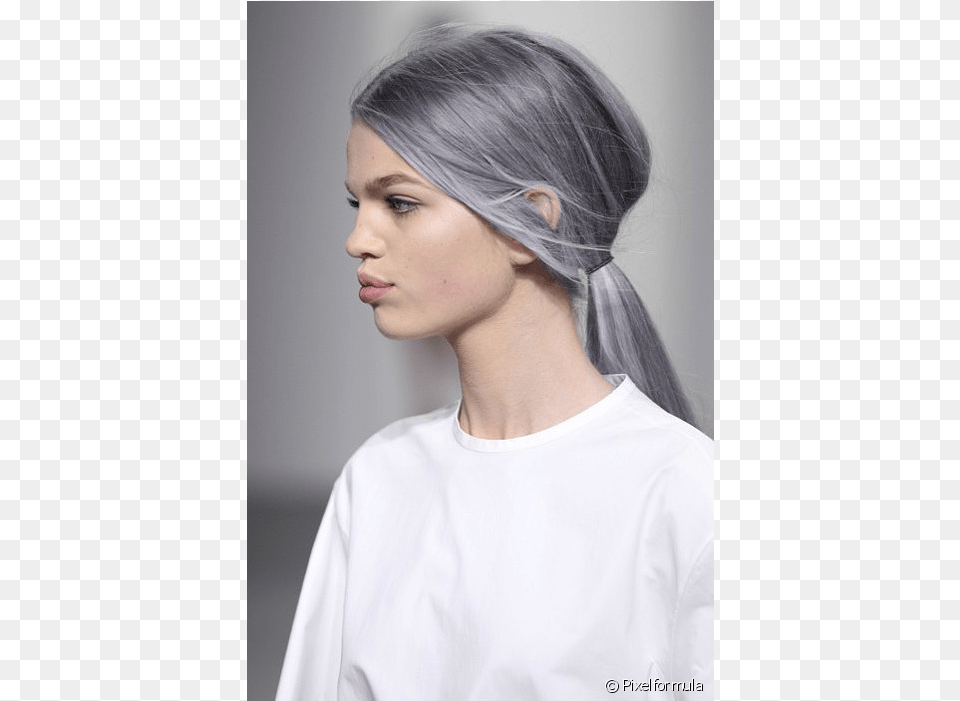 Ponyboy Silver Hair With Purple Undertone, Face, Head, Person, Photography Free Transparent Png