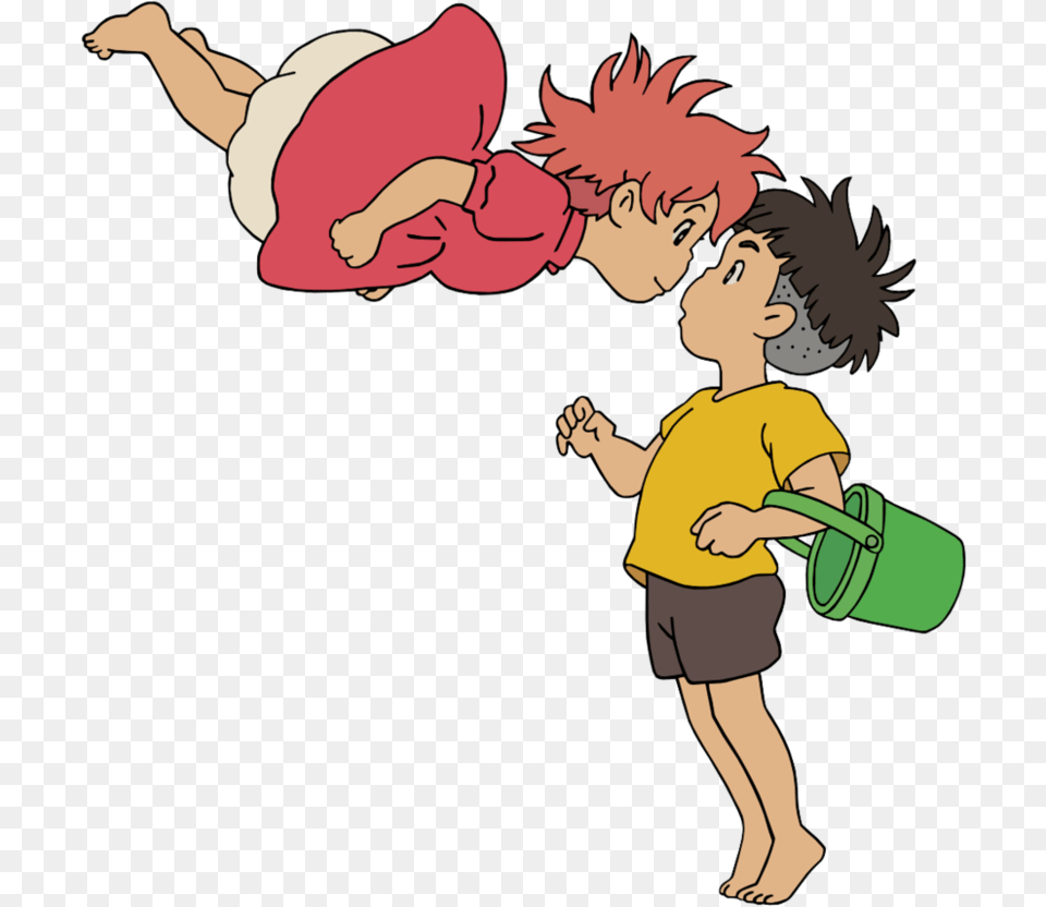 Ponyo 5 Image Ponyo Stickers, Book, Comics, Publication, Baby Free Transparent Png