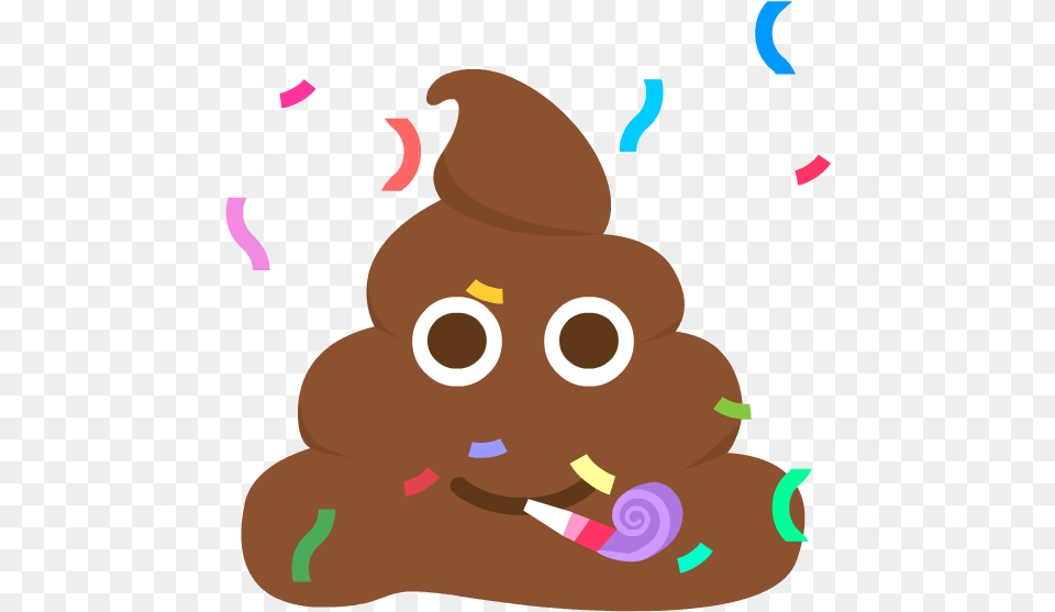 Poo Emoji Cute Animated Poop Emoji Stickers By The Animated Poop Emoji, Food, Sweets, Cookie, Baby Free Transparent Png