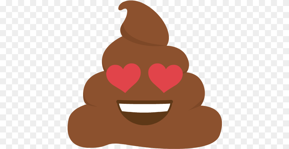 Poo Emoji Transparent Animated Emoji Poop, Food, Sweets, Cream, Dessert Png Image
