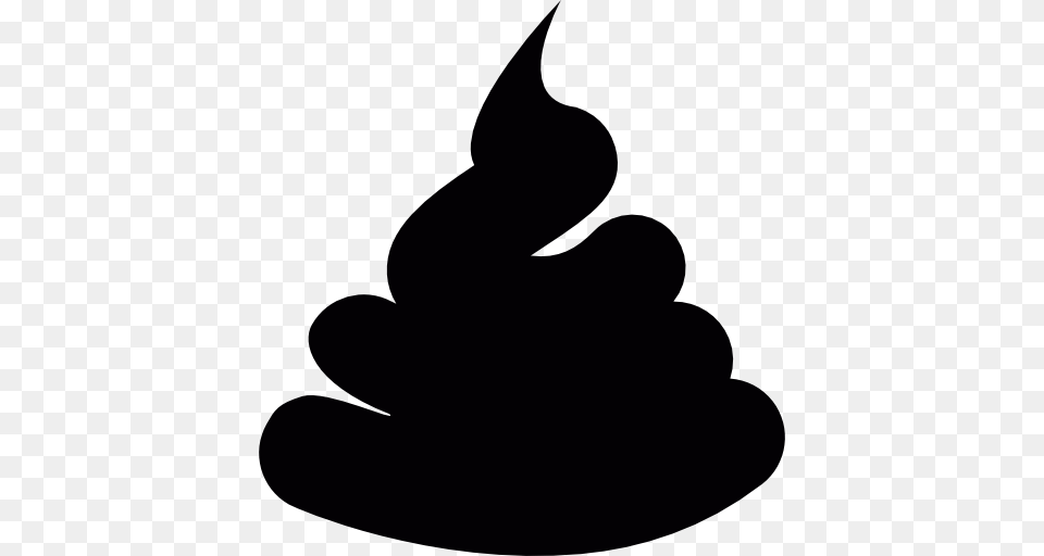 Poo Icon, Silhouette, Stencil, Smoke Pipe Png Image