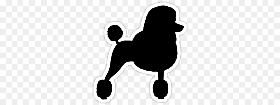 Poodle Clipart Fancy, Silhouette, Animal, Canine, Dog Png Image