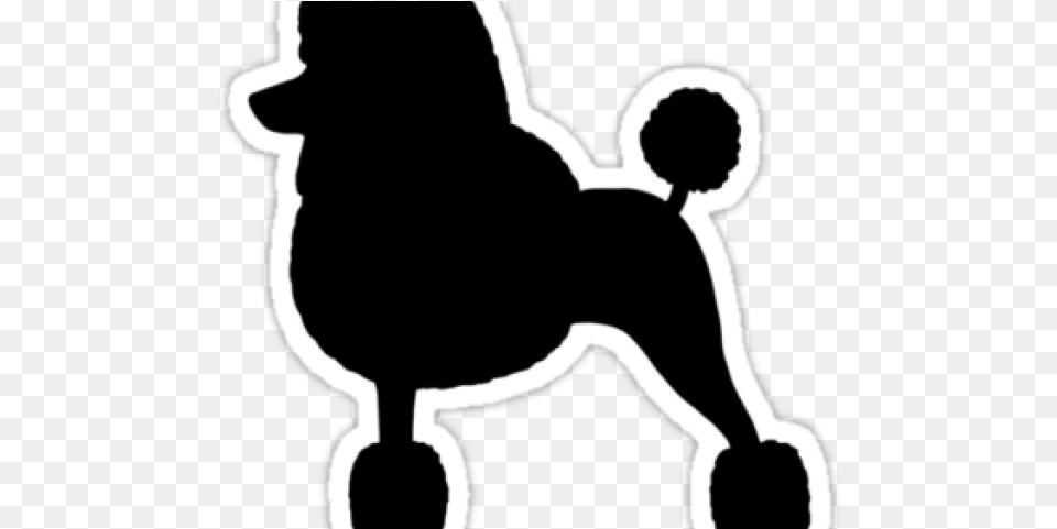 Poodle Clipart File Black Poodle Image For Skirt, Silhouette, Animal, Canine, Dog Free Png Download