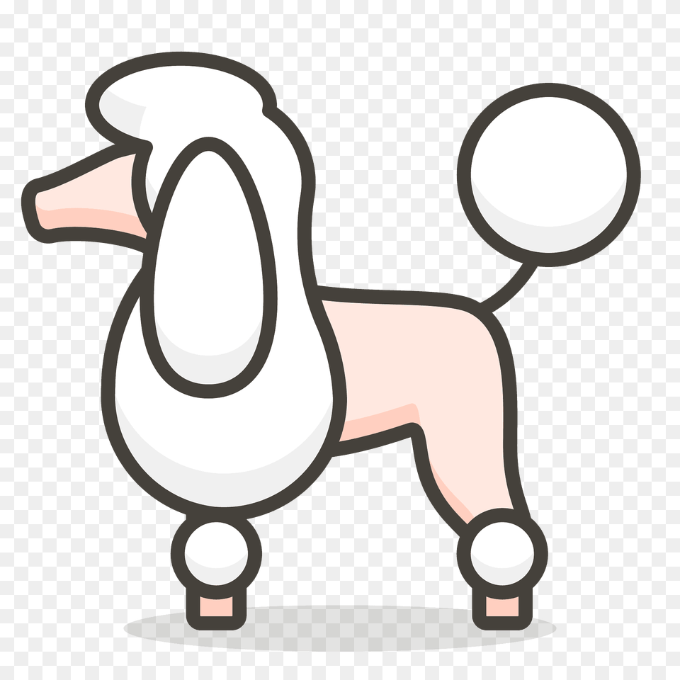 Poodle Emoji Clipart, Animal, Mammal, Smoke Pipe Png Image